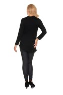 Bluzka Ciążowa Model 0185 Black - PeeKaBoo PeeKaBoo