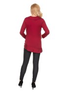 Bluzka Ciążowa Model 0185 Bordo - PeeKaBoo PeeKaBoo Bluzka Ciążowa Model 0185 Bordo - PeeKaBoo PeeKaBoo