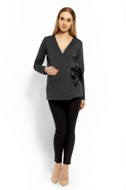 Bluzka Ciążowa Model 1626C Grafit - PeeKaBoo PeeKaBoo