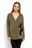Bluzka Ciążowa Model 1626C Khaki - PeeKaBoo PeeKaBoo Bluzka Ciążowa Model 1626C Khaki - PeeKaBoo PeeKaBoo