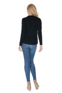 Bluzka Model 0166 Black - PeeKaBoo PeeKaBoo Bluzka Model 0166 Black - PeeKaBoo PeeKaBoo