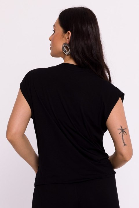 Bluzka Model B288 Black - BeWear BeWear Bluzka Model B288 Black - BeWear BeWear