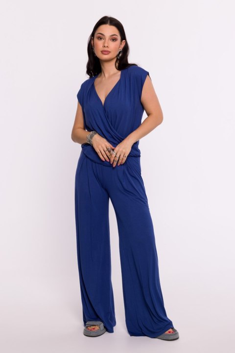 Bluzka Model B288 Blue - BeWear BeWear Bluzka Model B288 Blue - BeWear BeWear