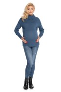 Golf Damski Model 70037 Jeans - PeeKaBoo PeeKaBoo Golf Damski Model 70037 Jeans - PeeKaBoo PeeKaBoo