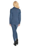 Golf Damski Model 70037 Jeans - PeeKaBoo PeeKaBoo Golf Damski Model 70037 Jeans - PeeKaBoo PeeKaBoo