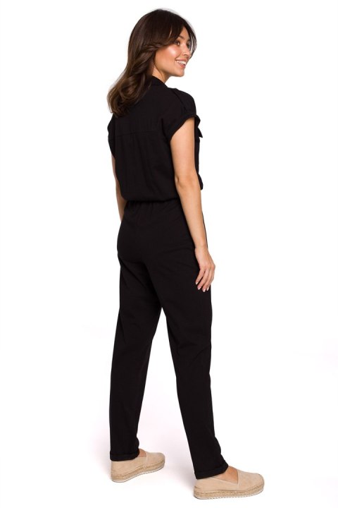 Kombinezon Model B223 Black - BeWear BeWear Kombinezon Model B223 Black - BeWear BeWear