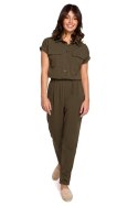 Kombinezon Model B223 Khaki - BeWear BeWear Kombinezon Model B223 Khaki - BeWear BeWear