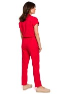 Kombinezon Model B223 Red - BeWear BeWear Kombinezon Model B223 Red - BeWear BeWear