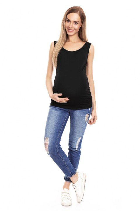 Koszulka ciążowa Model 0141 Black - PeeKaBoo PeeKaBoo Koszulka ciążowa Model 0141 Black - PeeKaBoo PeeKaBoo