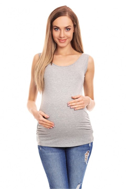 Koszulka ciążowa Model 0141 Grey - PeeKaBoo PeeKaBoo Koszulka ciążowa Model 0141 Grey - PeeKaBoo PeeKaBoo