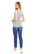 Koszulka ciążowa Model 0141 Grey - PeeKaBoo PeeKaBoo Koszulka ciążowa Model 0141 Grey - PeeKaBoo PeeKaBoo