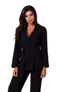 Marynarka Model B253 Black - BeWear BeWear Marynarka Model B253 Black - BeWear BeWear