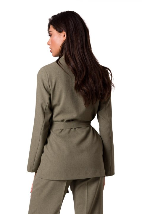 Marynarka Model B253 Oliwka - BeWear BeWear Marynarka Model B253 Oliwka - BeWear BeWear