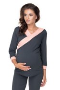 Piżama Damska Model 0153 Grafit - PeeKaBoo PeeKaBoo Piżama Damska Model 0153 Grafit - PeeKaBoo PeeKaBoo