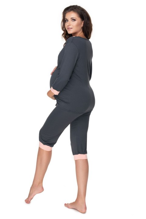 Piżama Damska Model 0153 Grafit - PeeKaBoo PeeKaBoo Piżama Damska Model 0153 Grafit - PeeKaBoo PeeKaBoo