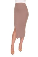 Spódnica Model 1715 Cappuccino - PeeKaBoo PeeKaBoo Spódnica Model 1715 Cappuccino - PeeKaBoo PeeKaBoo
