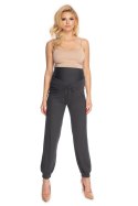 Spodnie Ciążowe Model 0176 Grafit - PeeKaBoo PeeKaBoo Spodnie Ciążowe Model 0176 Grafit - PeeKaBoo PeeKaBoo