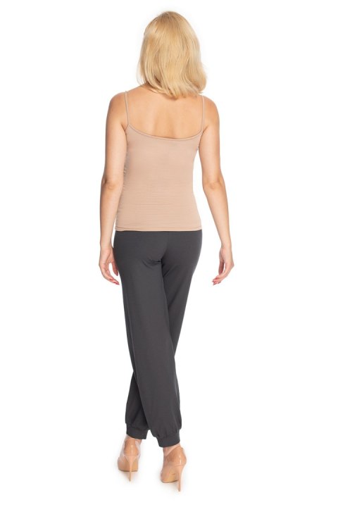 Spodnie Ciążowe Model 0176 Grafit - PeeKaBoo PeeKaBoo Spodnie Ciążowe Model 0176 Grafit - PeeKaBoo PeeKaBoo