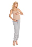 Spodnie Ciążowe Model 0176 Grey - PeeKaBoo PeeKaBoo Spodnie Ciążowe Model 0176 Grey - PeeKaBoo PeeKaBoo