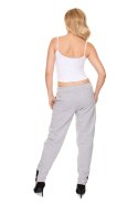 Spodnie Dresowe Model 0195 Grey - PeeKaBoo PeeKaBoo Spodnie Dresowe Model 0195 Grey - PeeKaBoo PeeKaBoo