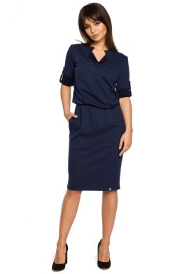Sukienka Model B056 Navy - BeWear Hurtownia odzieży on-line, moda damska, bielizna i obuwie dla kobiet - Matterhorn.pl BeWear