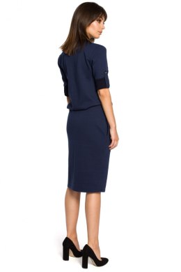 Sukienka Model B056 Navy - BeWear Hurtownia odzieży on-line, moda damska, bielizna i obuwie dla kobiet - Matterhorn.pl BeWear