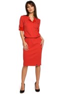 Sukienka Model B056 Red - BeWear BeWear Sukienka Model B056 Red - BeWear BeWear