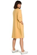Sukienka Model B083 Yellow - BeWear BeWear Sukienka Model B083 Yellow - BeWear BeWear