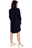 Sukienka Model B089 Navy - BeWear BeWear Sukienka Model B089 Navy - BeWear BeWear