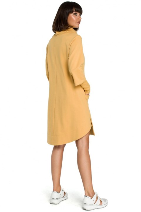 Sukienka Model B089 Yellow - BeWear BeWear Sukienka Model B089 Yellow - BeWear BeWear