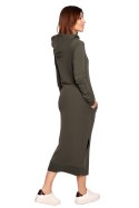 Sukienka Model B197 Militare Green - BeWear BeWear Sukienka Model B197 Militare Green - BeWear BeWear