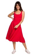 Sukienka Model B218 Red - BeWear BeWear Sukienka Model B218 Red - BeWear BeWear