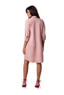 Sukienka Model B257 Pink - BeWear BeWear Sukienka Model B257 Pink - BeWear BeWear