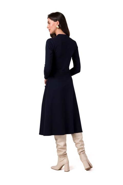 Sukienka Model B266 Navy - BeWear BeWear Sukienka Model B266 Navy - BeWear BeWear