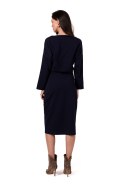 Sukienka Model B269 Navy - BeWear BeWear Sukienka Model B269 Navy - BeWear BeWear