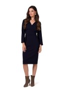 Sukienka Model B271 Navy - BeWear BeWear Sukienka Model B271 Navy - BeWear BeWear