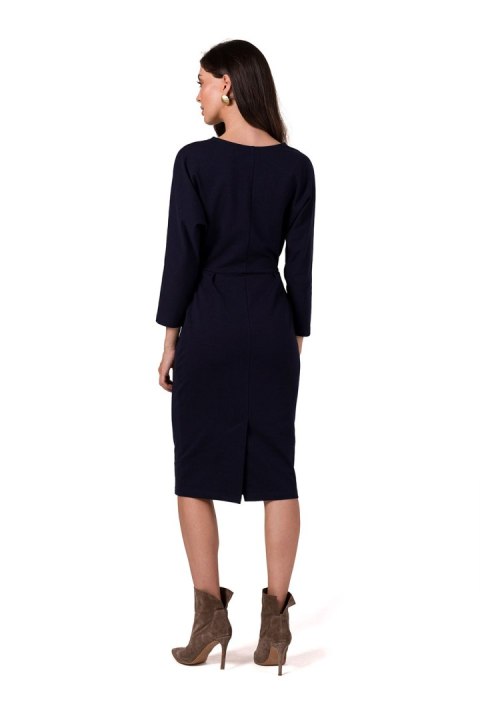 Sukienka Model B271 Navy - BeWear BeWear Sukienka Model B271 Navy - BeWear BeWear
