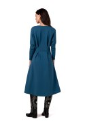 Sukienka Model B273 Morski - BeWear BeWear Sukienka Model B273 Morski - BeWear BeWear