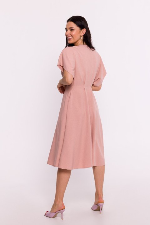 Sukienka Model B278 Pink - BeWear BeWear Sukienka Model B278 Pink - BeWear BeWear
