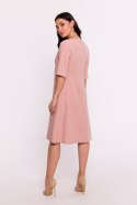 Sukienka Model B280 Pink - BeWear BeWear Sukienka Model B280 Pink - BeWear BeWear