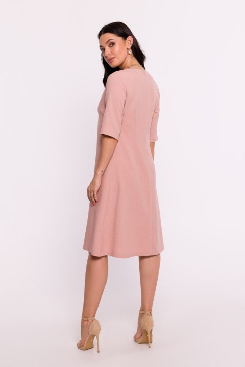 Sukienka Model B280 Pink - BeWear BeWear Sukienka Model B280 Pink - BeWear BeWear