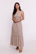 Sukienka Model B281 Beige - BeWear BeWear Sukienka Model B281 Beige - BeWear BeWear