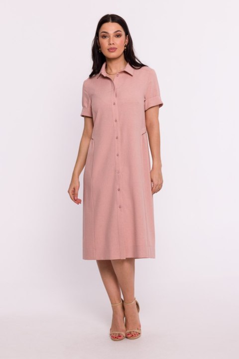 Sukienka Model B282 Pink - BeWear BeWear Sukienka Model B282 Pink - BeWear BeWear