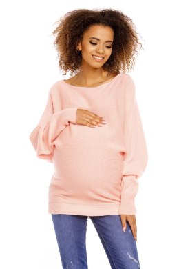 Sweter CIążowy Model 70003C Łosoś - PeeKaBoo PeeKaBoo