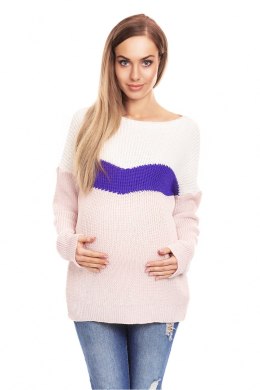 Sweter Ciążowy Model 40023 Powder Pink - PeeKaBoo PeeKaBoo