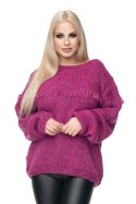 Sweter Damski Model 30062 Violet - PeeKaBoo PeeKaBoo Sweter Damski Model 30062 Violet - PeeKaBoo PeeKaBoo
