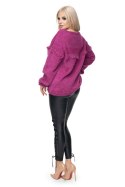 Sweter Damski Model 30062 Violet - PeeKaBoo PeeKaBoo Sweter Damski Model 30062 Violet - PeeKaBoo PeeKaBoo