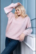 Sweter Damski Model 30079 Dark Pink - PeeKaBoo PeeKaBoo Sweter Damski Model 30079 Dark Pink - PeeKaBoo PeeKaBoo