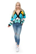 Sweter Damski Model 40027 Green - PeeKaBoo PeeKaBoo Sweter Damski Model 40027 Green - PeeKaBoo PeeKaBoo
