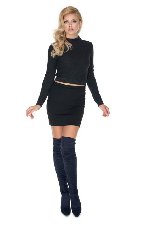 Sweter Damski Model 70016 Grafit - PeeKaBoo PeeKaBoo Sweter Damski Model 70016 Grafit - PeeKaBoo PeeKaBoo
